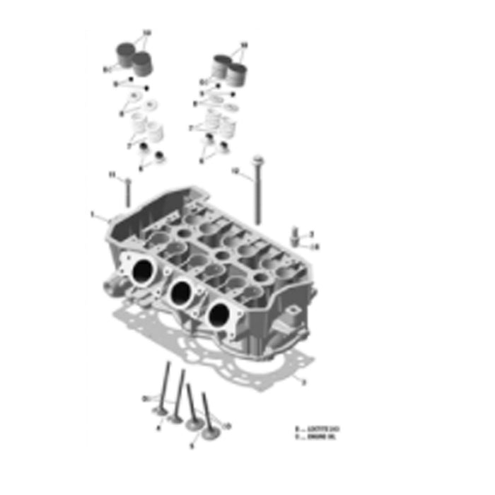 OEM BRP Can-Am X3 Cylinder Head Gasket 420431816 CAN AM MAVERICK X3 17-24