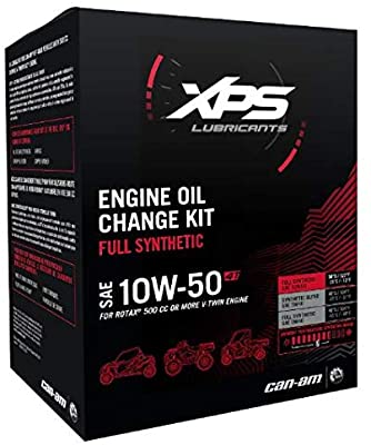 2017-2023 Can-Am Maverick X3 OEM 10W-50 Full Synthetic Oil Change Kit