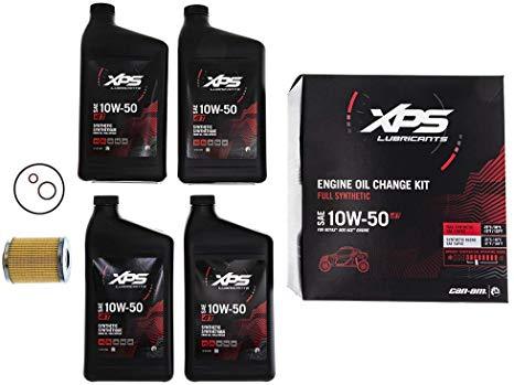 2017-2023 Can-Am Maverick X3 OEM 10W-50 Full Synthetic Oil Change Kit