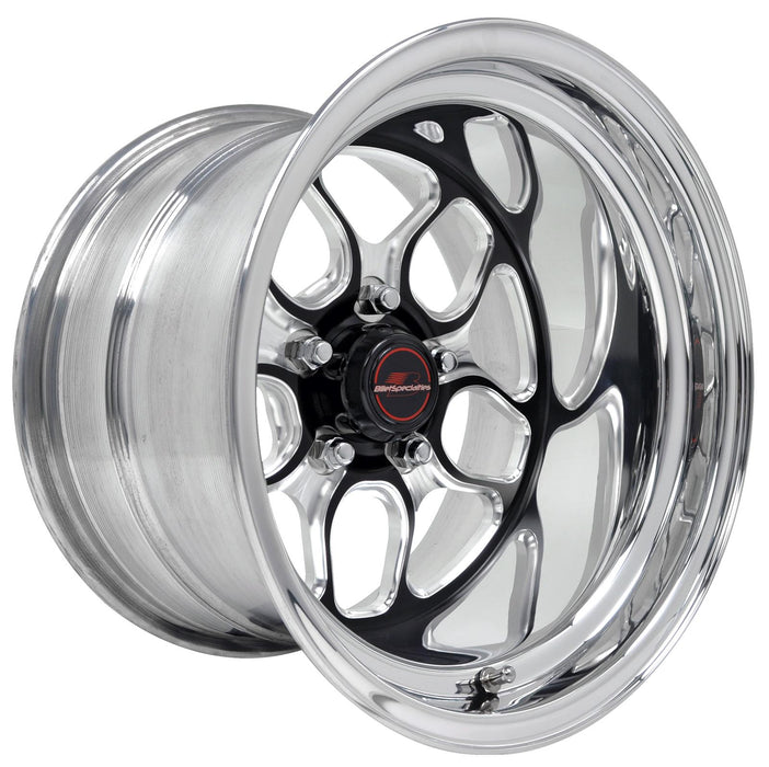 Billet Specialties Win Lite Black Anodized Wheels 15x10  Aluminum, Black, 15 in. x 10.00 in., 5 x 4.50 in. Bolt Circle, 4.000 in. Backspacing, Each