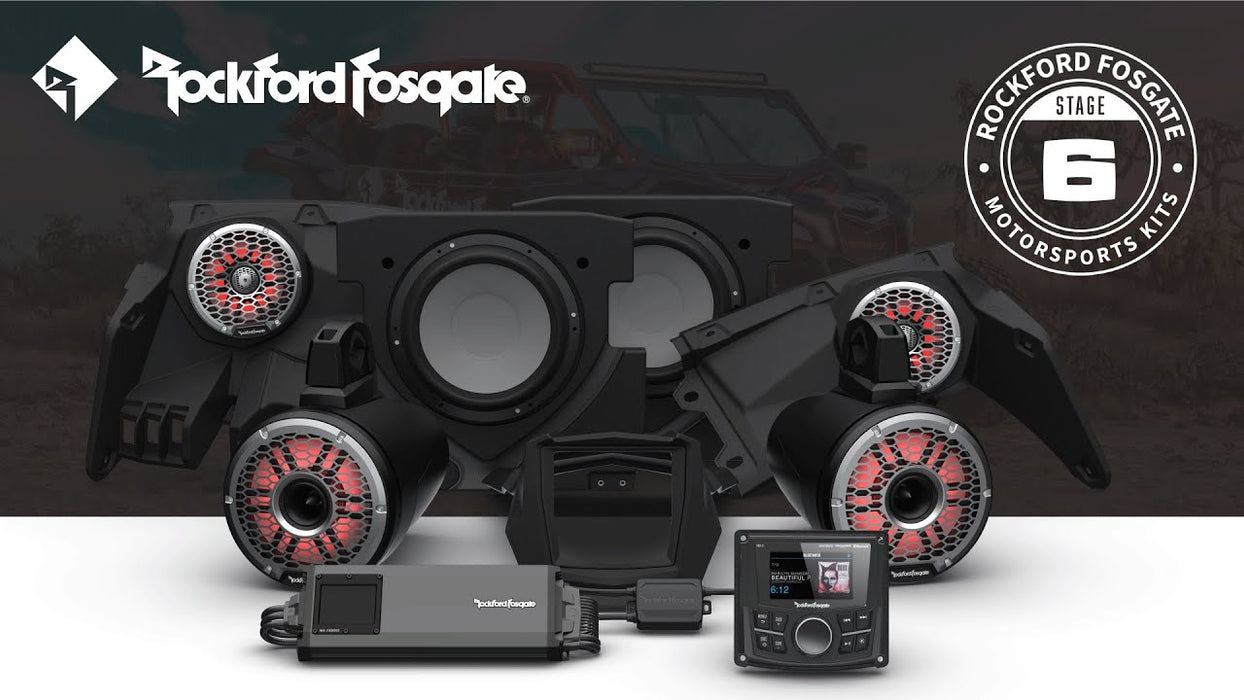 2017+ Can-Am X3 Stage 6 Audio System (Gen-3) X317-STG6