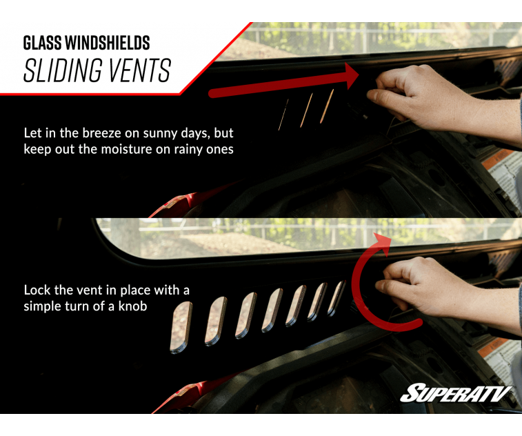 Can-Am Maverick X3 Glass Windshield 2017-2025